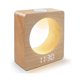 thumbnail image 1 of Digital Wooden LED Alarm Clock Made of Solidwood with Night Light 3 Alarm Settings Temperature Dete, 1 of 5