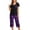 *Black 04, variant on Binmer Women's V Neck Short Sleeve T-Shirt with Plaid Capri Pants Pajama Set,Casual Soft Loungewear Sleepwear Set ,L