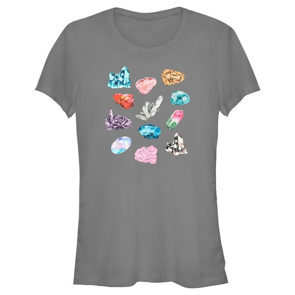 Junior's Lost Gods Crystal Jumble Graphic T-Shirt