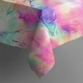thumbnail image 5 of Colorful Tie Dye Pattern Square Tablecloth,Waterproof Square Table Cover,Wipeable Spillproof Washable Table Cover for Home Kitchen Party Decor 42"X42"(107x107cm), 5 of 6