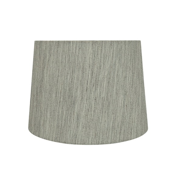 Aspen Creative 32951 Transitional Hardback Empire Shaped Spider Construction Lamp Shade in Light Grey, 14" wide (12" x 14" x 10")