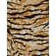 thumbnail image 5 of INSPIRAR CHIC Blusas de Mujer Impresas con Cuello Redondo y Mangas Largas Peplum M Albaricoque-Tigre, 5 of 6