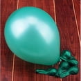 thumbnail image 3 of Magik 100pcs 10 inch Pearl Latex Colorful Thickening Wedding Party Birthday Balloon (Green), 3 of 5