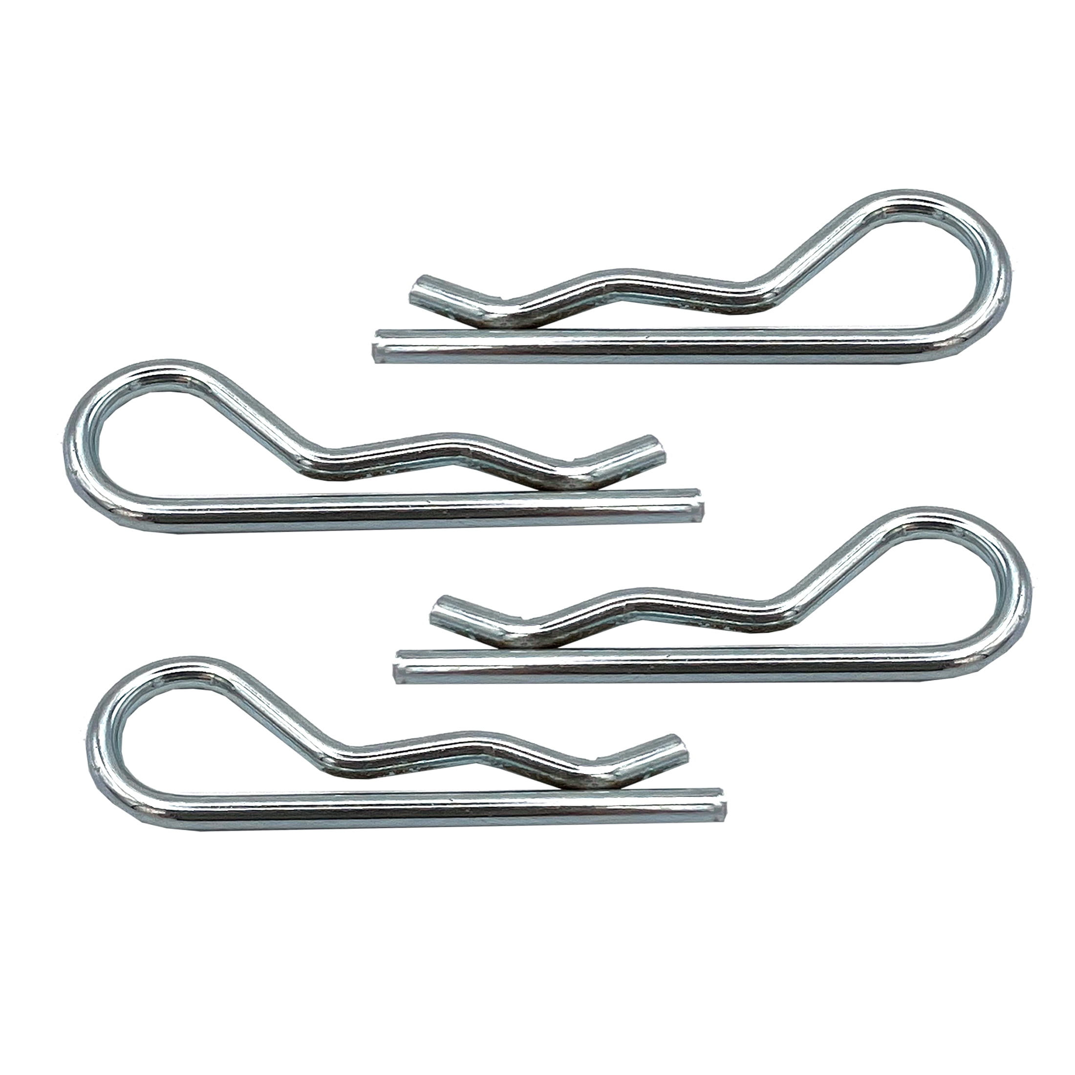 (4 pack) #3 Hitch Pin Clips, 4 Pack, Zinc, Peerless Chain Company, #4703038