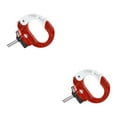 thumbnail image 2 of Transemion Electric Scooter Front Hook Hanger O Shape Holder Gadget Hook For Red 2Set, 2 of 6