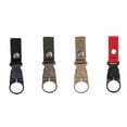 thumbnail image 4 of Greeniant Paquete de 10 Clip de soporte para botella de agua Correa de nailon Hebilla Gancho Mosquetón Colgador Accesorio Senderismo al aire Ropa Deportiva, Zapatos Rojo, 4 of 6