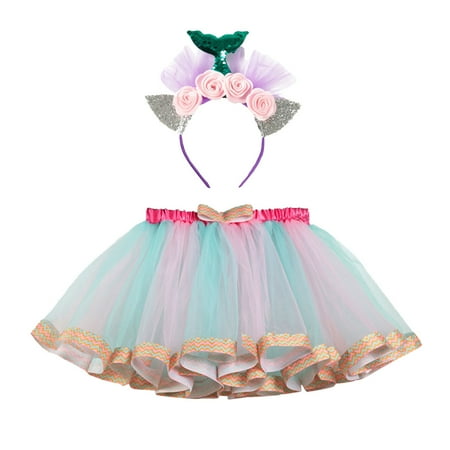 

TAIAOJING Girls Dress Ballet Baby Tutu Kids Skirts Toddler Print Dance Party Dot Dress Clothes Outfit S M L