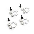 thumbnail image 1 of Hot Racing ACC80808 Anillos en D de grillete de remolque plateado de aluminio a escala 1/10 (4) Hot Racing 83745734652, 1 of 1