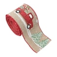 thumbnail image 2 of GUOOL Christmas Ribbon Decoration Garland Burlap Ribbon Greeting Cards Tree Rattan for Car Tree, 2 of 9