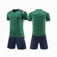 thumbnail image 4 of HCNTES Kids Boys Short Sleeve Crew Neck T-Shirt and Short Set Children's Summer Back to School Clothing Boys Soccer Set Sport Team Uniform 6T 7T 8T 9T 10T(H03-E,9-10 Years), 4 of 4