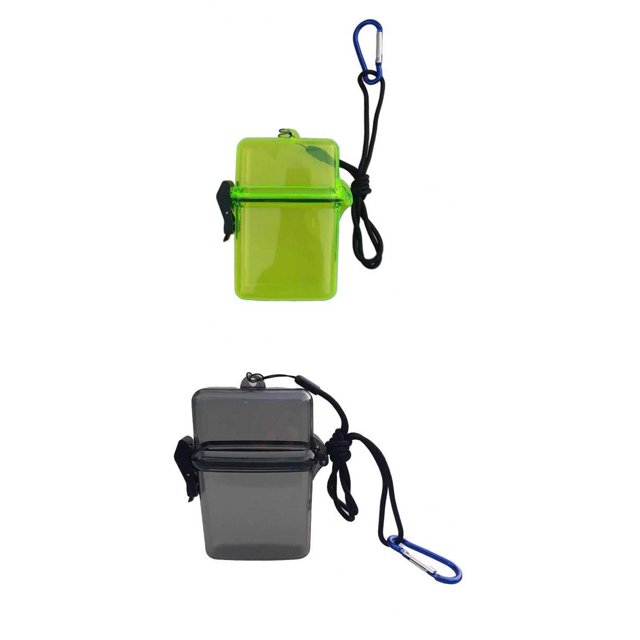 Contenedor Seco Kusrkot Para Snorkel De Plástico Amarillo + Gris 2 Piezas