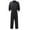 Black, variant on Azrian Men's Casual Denim Jumpsuit, Overall Jumpsuit Romper Men's Button Overalls Lapel Solid Color Jumpsuit Suit Thin Breathable Suit