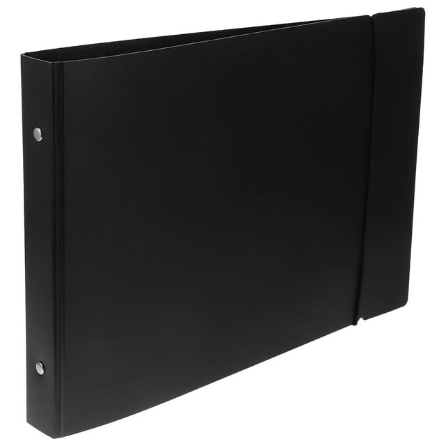 unbranded Archivador Negro Para Cheques Y Facturas Con Portátil Para Oficina Y Negocios