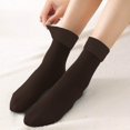 thumbnail image 2 of Daznico Women Lined Thermal Mid Calf Crew Socks Soft Cozy Non Warm Stretch Windproof for Winter Indoor Floor Daily Casual Home Wear, 2 of 4