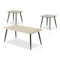 thumbnail image 3 of Furniture of America Cooper 3-Piece Coffee Table Set, Natural Tone, 3 of 8