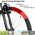 thumbnail image 6 of HILAND 26 inch Mountain Bike for Men Women, 18 Speeds High-Carbon Steel Frame, Sport Cycling MTB Bicycle for Adult, 6 of 6
