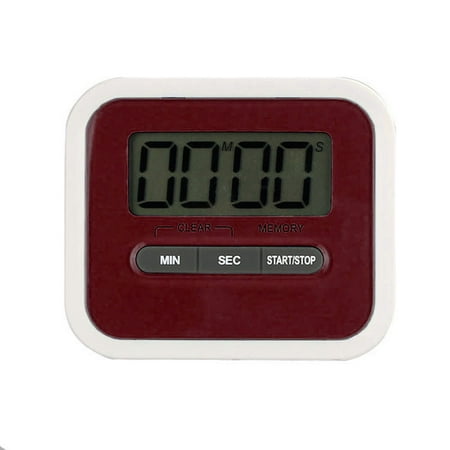 

Baocc timers for electrical outlets Count-Down Digital Loud LCD Cooking Clock Alarm Red Timer Kitchen，Dining & Bar