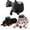 Black, variant on Calming Pet Massager,Dog Massager with Hands,Electric Automatic Head Leg Muscle Massager for Small Indoor Dogs and Cats,Handheld Itching Stress Relax Interactive Self Care (Black)