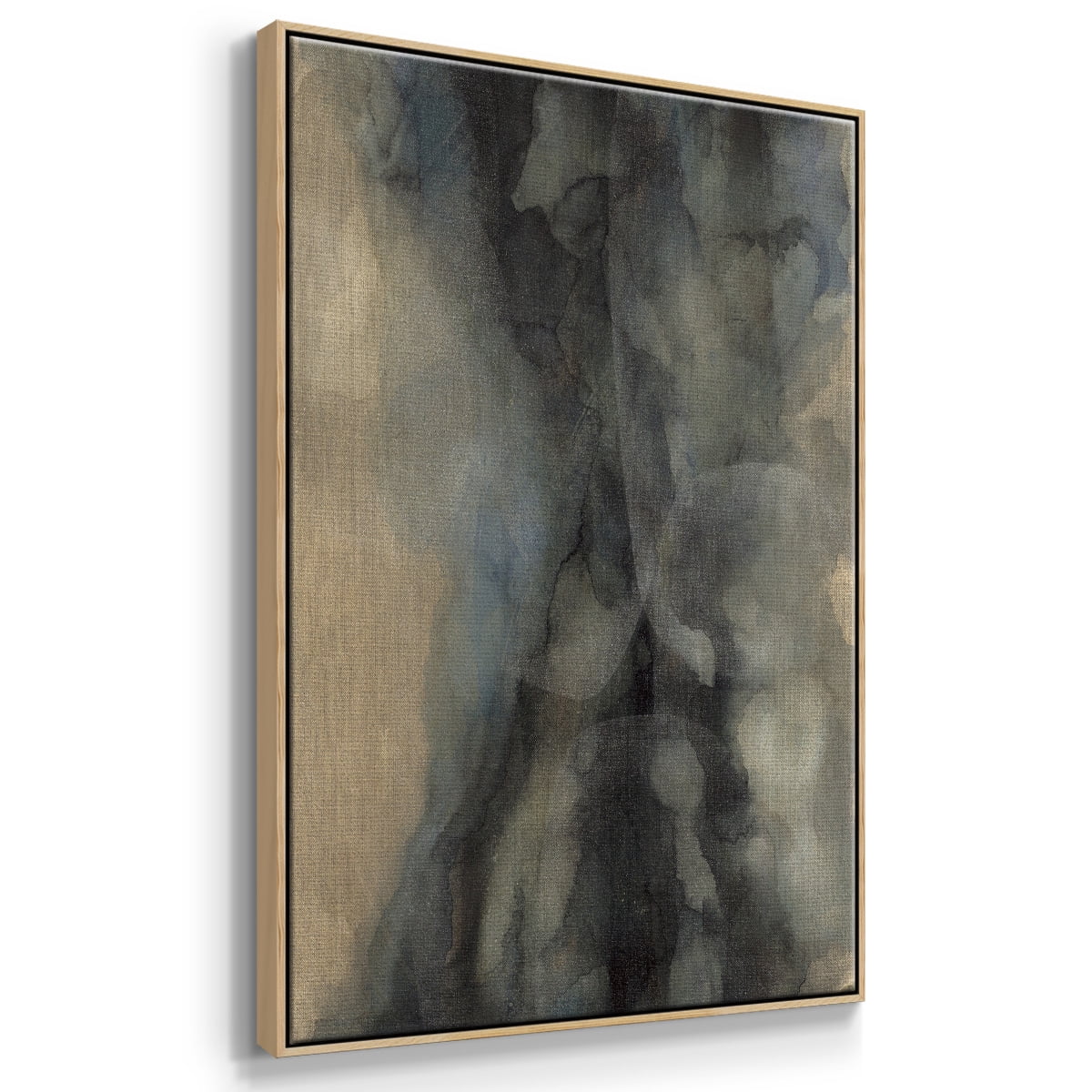The Winter Framed Premium Gallery Wrapped Canvas - Ready to Hang - 17 x 25 - Natural Wood Floating Frame