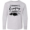 thumbnail image 3 of Inktastic Grandmas Camping Buddy Long Sleeve Youth T-Shirt, 3 of 5