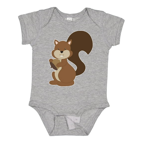 Inktastic Squirrel Boys or Girls Baby Bodysuit
