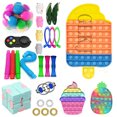 thumbnail image 1 of ITFABS Decompression Toys Kit, Fidget Pad Puzzle Ring Squeezing Toys Set, 1 of 1