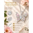 thumbnail image 4 of TANGPOET Butterfly Necklace for Women 925 Sterling Silver, 4 of 5