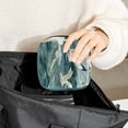 thumbnail image 6 of Seagull Velvet Mini Pouch for Period Purse and Bag, Zipper Pouch Men, Money Pouch Travel | Oxford Fabric | 4.7x6.6x6.6 in, 6 of 6