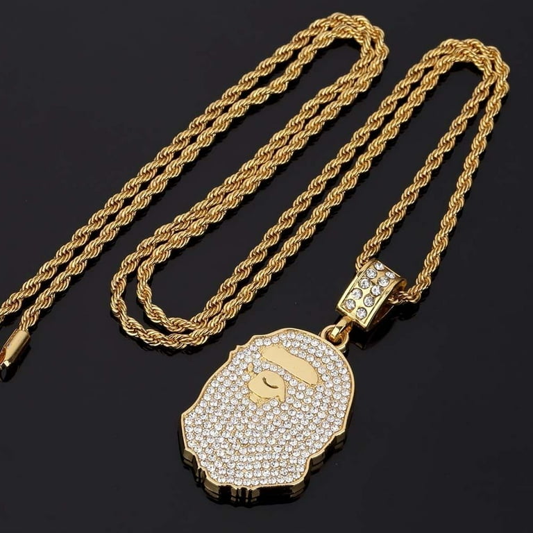 Bape gold chain deals