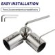 thumbnail image 4 of 2 Piezas de Conector de Esquina de Barra de Cortina, Conector de Esquina de Barra de Cortina Ajustable para Barras de Cortina de Ventana de BahíA de 1 Pulgada (Plata), 4 of 5