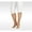 Beige, variant on 20-30 mmHg, Soft, Knee, FF, Silicone, Cinnamon