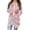Pink, variant on Women's Fashion Christmas Print Jacket, Long Sleeve Casual Cardigan Coat for Everyday Wear and Comfortable Outfits,Sky Blue,M