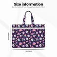 thumbnail image 3 of Pofeuu Skull mushroom space Print Laptop Bag Carrying - Computer Bag Laptop Case Shoulder Slim Work Travel, 3 of 8