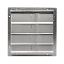 Dayton 18" Backdraft Damper/Wall Shutter, 18-1/2" x 18-1/2" Opening Required