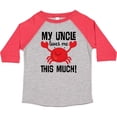 thumbnail image 3 of Inktastic Uncle Loves Me Childs Crab Boys or Girls Toddler T-Shirt, 3 of 5