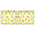 thumbnail image 3 of Tropical Fruit Pattern Kitchen Curtains Tier Set 27x24 Inch 2 Panels Semi Sheer Light Filtering Privacy UV Protection, 3 of 8