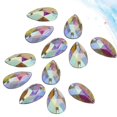 thumbnail image 2 of HLONK Teardrop Beads Sew Rhinestones Flat Crystal Gemstones Crystals Rhinestone Embellishments Sewing Loose Jewelry Pendants, 2 of 8