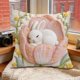 thumbnail image 1 of Uuiauoio Cute Animals Decorative Throw Pillow Cover , Animals Family Animals Outdoor Pillow Cases Square Standard Cushion Cover for Sofa Couch Bed Car 17.72x17.72 inch, 1 of 6