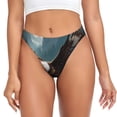 thumbnail image 1 of Fotbe Forest River Bald Eagle Tanga Sin Costuras para Mujer con Estampado – Panties Invisibles, Transpirables y Cómodos para Uso Diario-X-Large, 1 of 6
