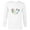 White, variant on Disney and Pixar’s Inside Out Emotions Heart - Long Sleeve T-Shirt for Men – Customized-White