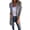 Grey XL, variant on Women Jacket Turn-down Collar Pockets Solid Color Open Stitch Loose Thermal Long Sleeved Commuting Dating Spring Fall Winter Coat