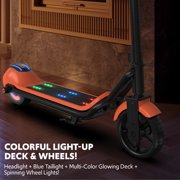 Electric Scooter for Kids 6-12 – Bluetooth Music, LED Lights, 110W Motor, 9 MPH, 5-Mile Range, Safe & Fun