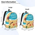 thumbnail image 2 of Rocae Hello Summer1 for Canvas College Laptop Backpack for Men Women-Small, 2 of 5