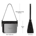 thumbnail image 2 of Wrangler Hobo Shoulder Bag for Women Western Crossbody Purse Large Capacity with Adjustable Strap, Black, 2 of 7