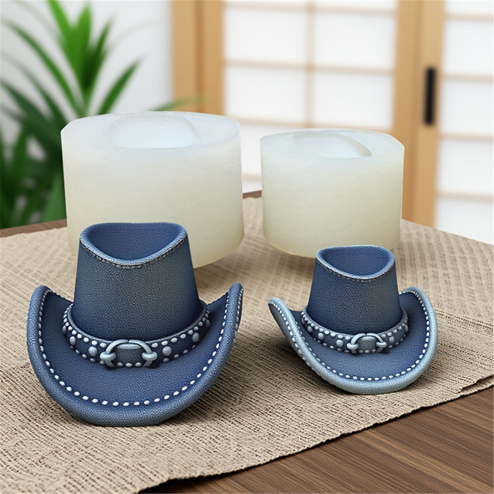 Hat Silicone Molds for Epoxy Resin Making Soap Temperature Resistant Easy Demolding Silicone Mould