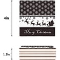 thumbnail image 3 of FMSHPON Merry Christmas Santa Claus Reindeer Snowflakes Set of 6 Coaster for Drinks, Absorbent Ceramic Stone Coasters Cup Mat with Cork Base for Home Kitchen Room Coffee Table Bar Decor, 3 of 4
