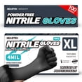 thumbnail image 1 of Guantes Beastek de nitrilo, 4 mil, sin polvo, talla XL, 100 piezas, 1 of 7