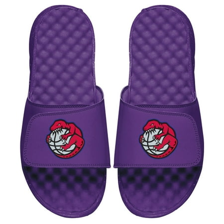

Men s ISlide Purple Toronto Raptors Hardwood Classics Big Mascot Logo Slide Sandals