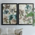 thumbnail image 4 of 2 Piece Set Topaz Garden I Premium Framed Canvas - Ready to Hang - 30.5 x 42.5 Each - Black Frame, 4 of 8