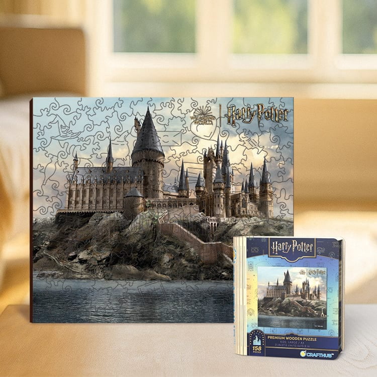 CRAFTHUB Harry Potter - Hogwarts Castle Wooden Jigsaw Puzzle